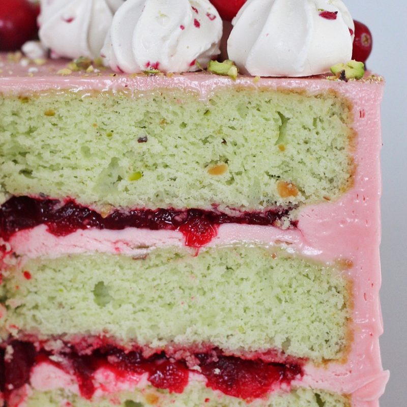 Pistachio Cranberry Cake Cake By Courtney