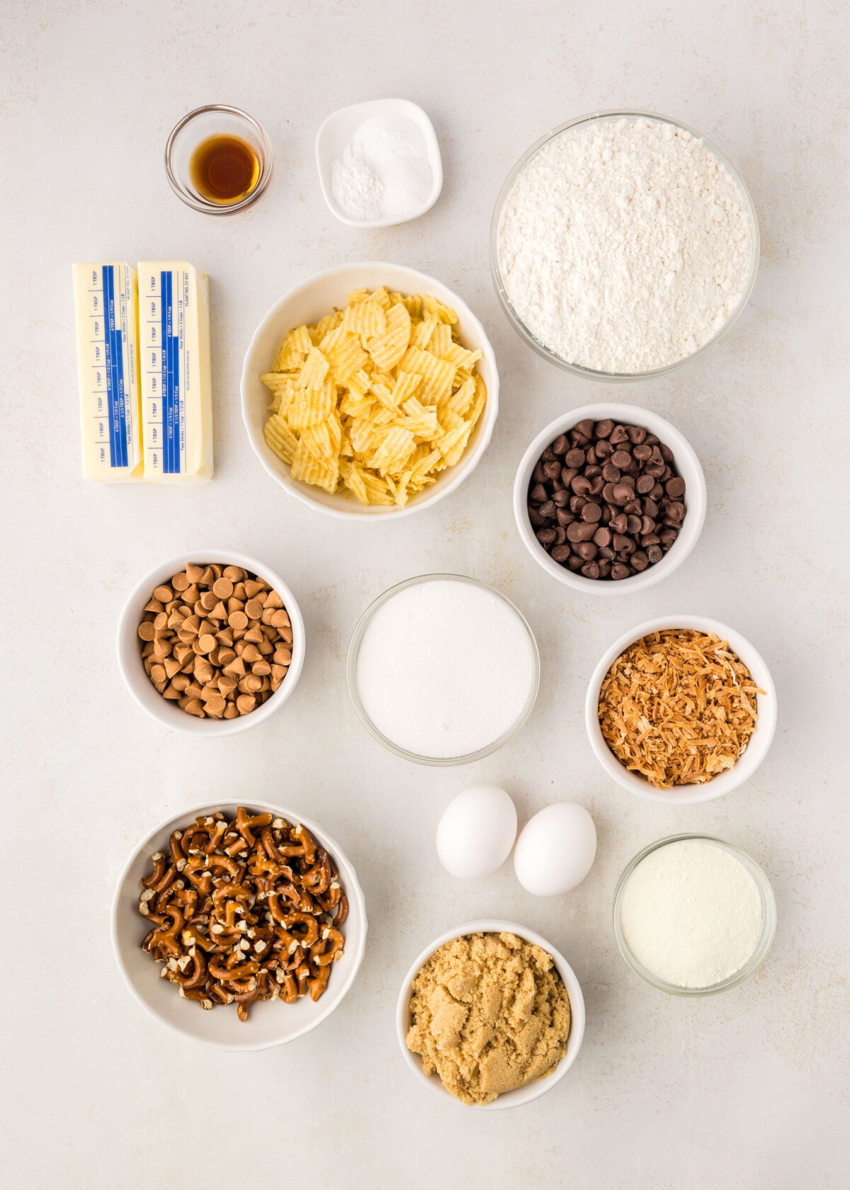 Ingredients on the counter.