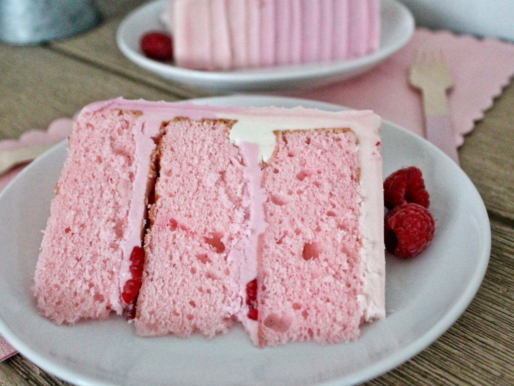 Pink Velvet Cake With Raspberry Buttercream Cake By Courtney