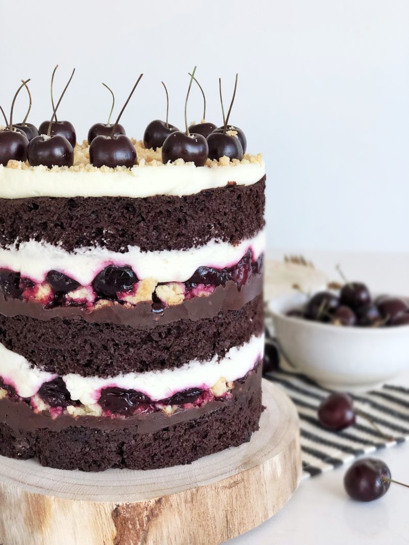 Chocolate Covered Cherry Cake Recipe - Sugar Spices Life