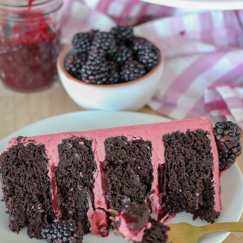 Chocolate Blackberry Cake7 | Cake by Courtney