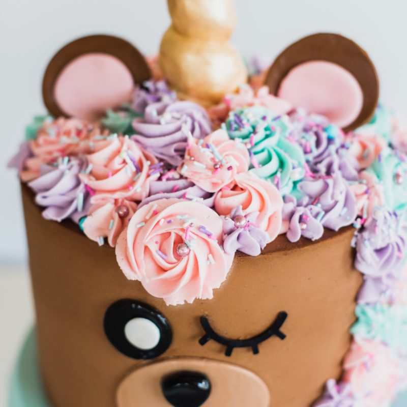 Bear Unicorn Cake 2 | Cake by Courtney