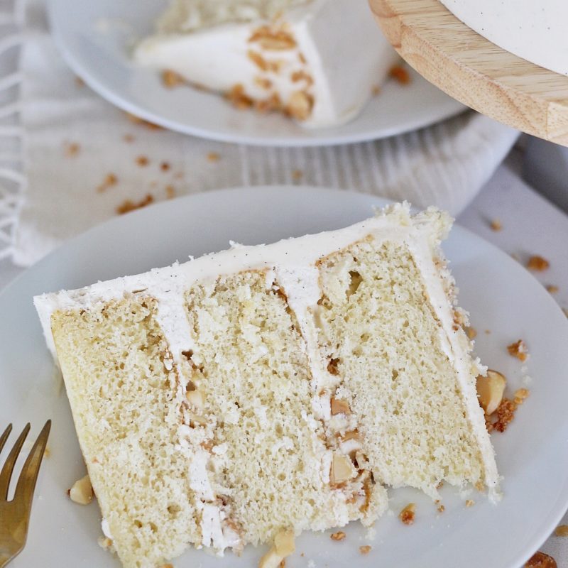 Macadamia Nut Cream Cake2 | Cake by Courtney