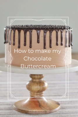 how to make the best chocolate buttercream frosting. www.cakebycourtney.com