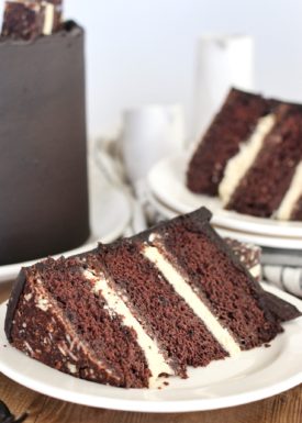 Decadent Dark Chocolate and Custard Nanaimo Bar Cake - Cake by Courtney