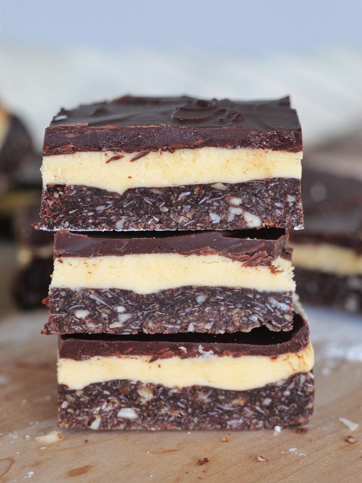 Canadian Classic Dessert: Chocolate, Coconut, Custard Nanaimo Bars ...