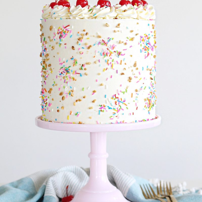 Ice-Cream-Sundae-Cake | Cake by Courtney