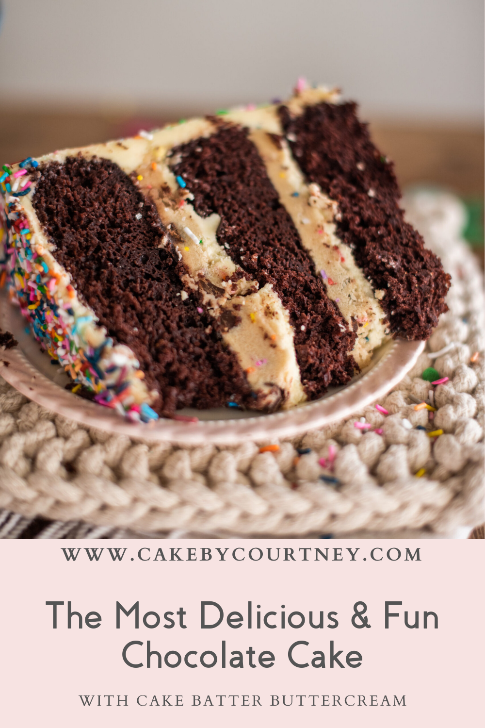 Easy Chocolate Cake with the Most Delicious Cake Batter Buttercream ...