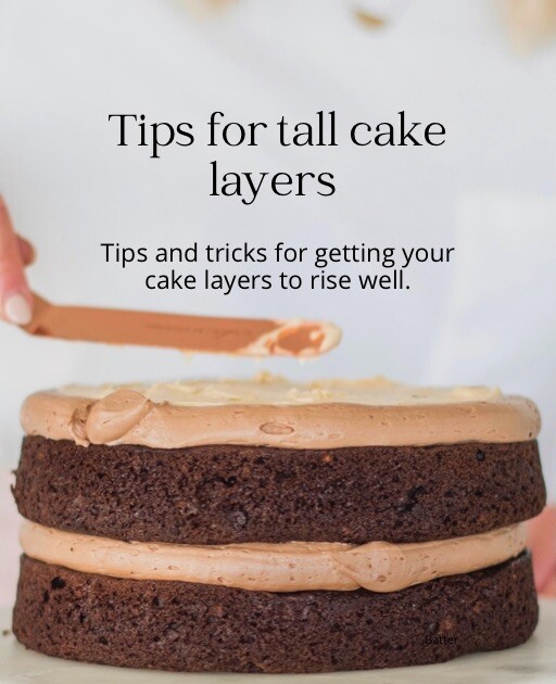 How to Bake Tall Cake Layers - Cake by Courtney