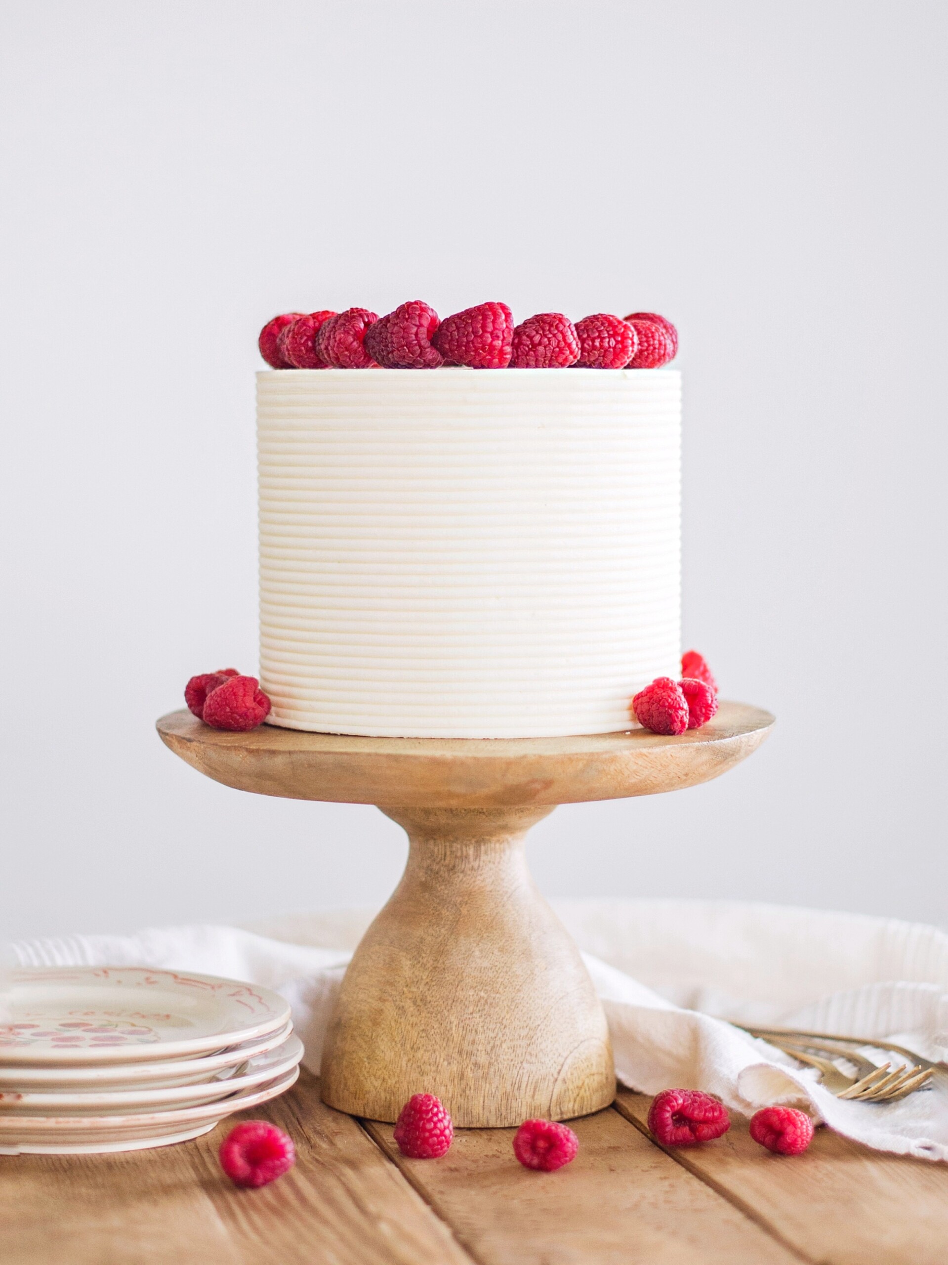 White Chocolate Raspberry Layer Cake - Sweetest Menu