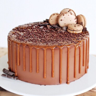the best dark chocolate cake recipe. www.cakebycourtney.com