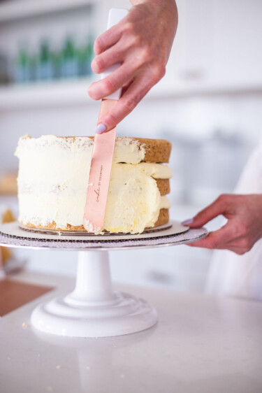 The Best Lemon Pretzel Cake with Lemon Curd - Cake by Courtney