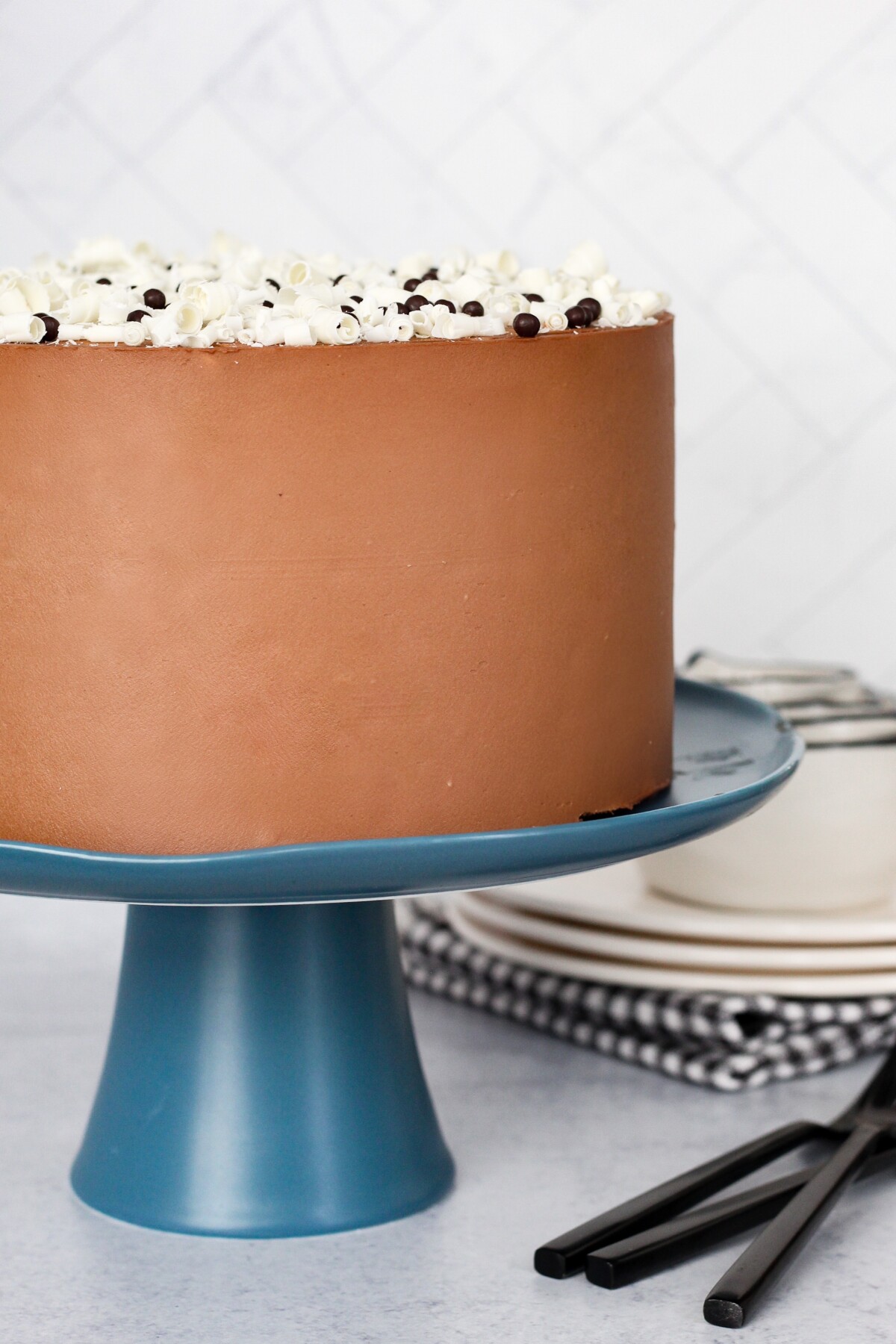 Rich And Decadent Tuxedo Cake With White Chocolate Mousse Cake By Courtney