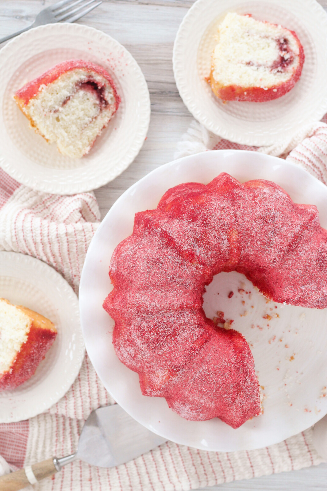 Pink Donut Bundt Cake - Lulu the Baker