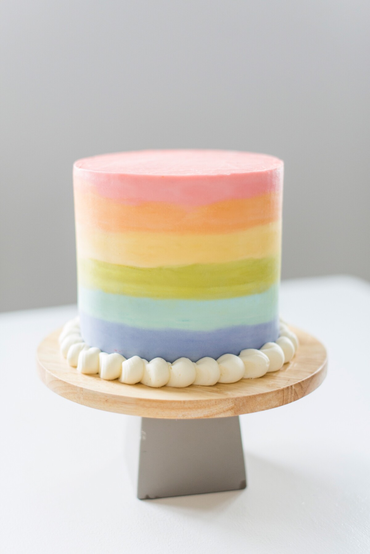 Frozen Rainbow Chiffon Cake Recipe