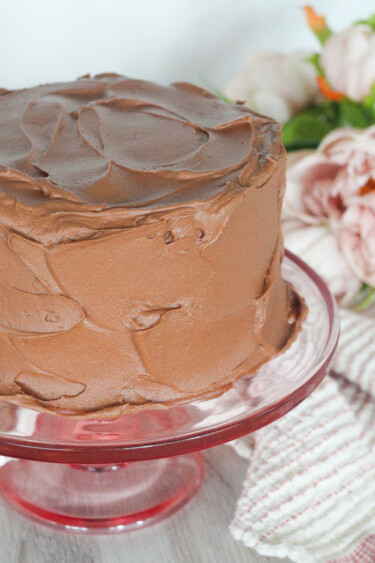 Small Chocolate Ricotta Cake with Chocolate Buttercream - Cake by Courtney