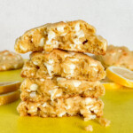 A stack of lemon cookies.