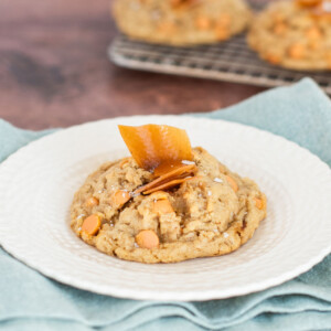 Oatmeal Butterscotch Cookie on a plate.